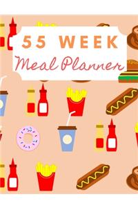 55 week meal planner