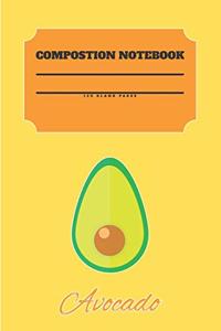 Avocado Composition Notebook 120 Pages