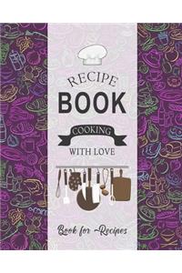 Recipe Book Cooking With Love Book For Recipes