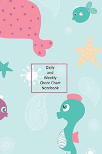 Daily and Weekly Chore Chart Notebook