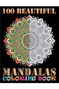 100 Beautiful Mandalas Coloring Book