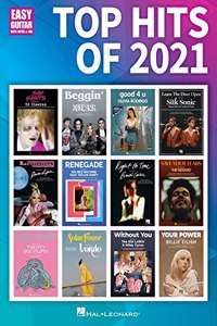 Top Hits of 2021 Songbook for Easy Guitar with Notes & Tab