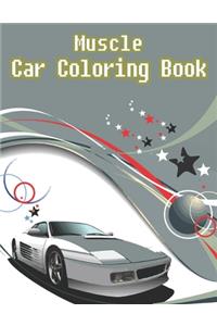 Muscle Car Coloring Book