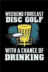 Weekend Forecast Disc Golf With A Change Of Drinking