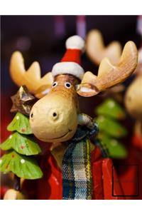 Christmas Time Sketchbook Blank Notebook Drawing Pad