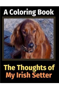 Thoughts of My Irish Setter: A Coloring Book