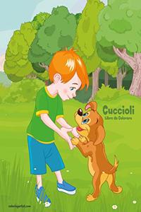 Cuccioli Libro da Colorare