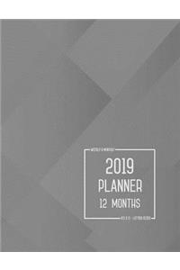 Planner 2019 12 Months
