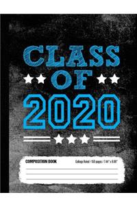 Class of 2020 Composition Book, College Ruled, 150 pages (7.44 x 9.69)