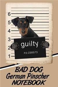Bad Dog German Pinscher Notebook