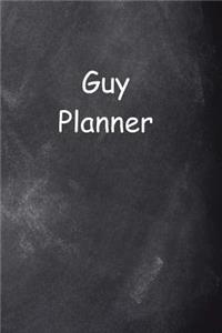 2019 Daily Planner For Men Guy Planner Chalkboard Style