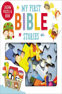 Jigsaw Puzzle and Book My First Bible Stories Set