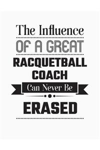 The Influence of a Great Racquetball Coach Can Never Be Erased
