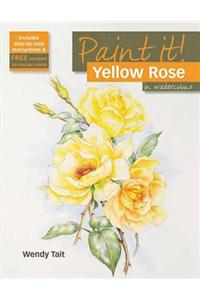 Yellow Rose in Watercolour
