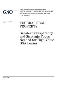 Federal real property