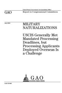 Military naturalizations