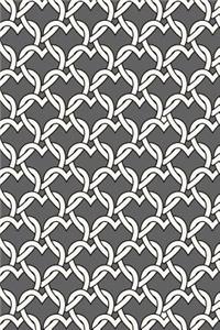 Journal Notebook Chained Hearts Pattern 9