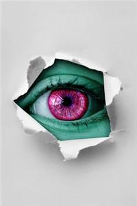 Green Eye Breaking Through Journal