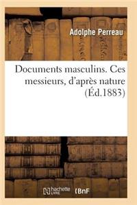 Documents Masculins