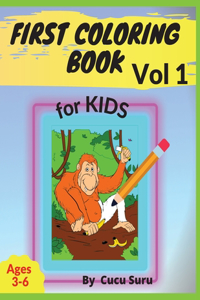 First Coloring Book