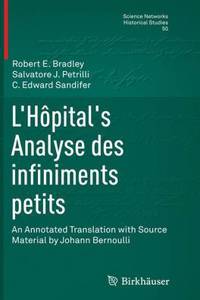 L'Hôpital's Analyse Des Infiniments Petits