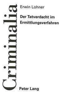 Der Tatverdacht Im Ermittlungsverfahren