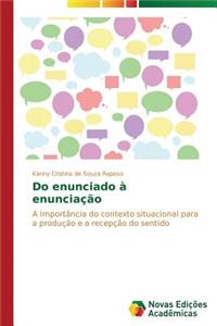 Do enunciado à enunciação