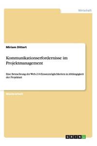 Kommunikationserfordernisse im Projektmanagement