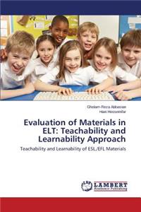 Evaluation of Materials in ELT