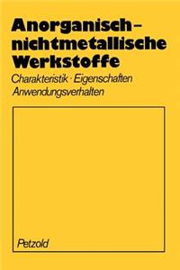 Anorganisch-Nichtmetallische Werkstoffe