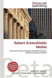 Robert Greenshields Meikle