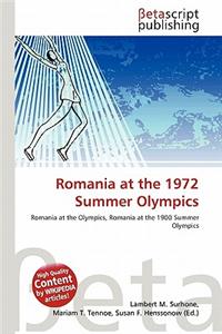 Romania at the 1972 Summer Olympics