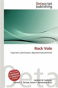 Rock Vole