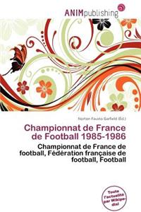 Championnat de France de Football 1985-1986