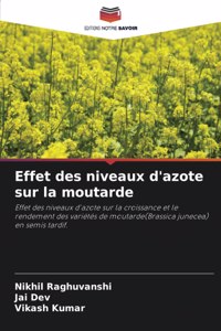 Effet des niveaux d'azote sur la moutarde