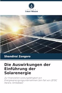 Die Auswirkungen der Einführung der Solarenergie