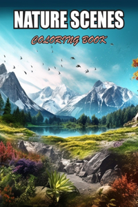 Nature Scenes Coloring Book