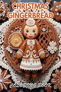 Christmas Gingerbread Coloring Book