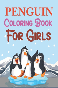 Penguin Coloring Book For Girls