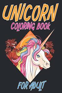 Unicorn Coloring Book For Adult