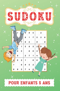 Sudoku Pour Enfants 5 Ans: Facile grilles de Sudoku 9x9 et leurs solutions. Excellent cadeau pour les filles et les garçons