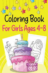 Coloring Book For Girls Ages 4-8