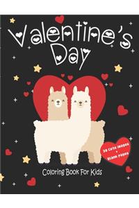 Valentine's Day Coloring Book For Toddlers And Preschool