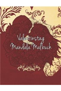 Valentinstag Mandala Malbuch
