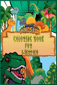 Dinosaur Coloring Book for 5 Year Old