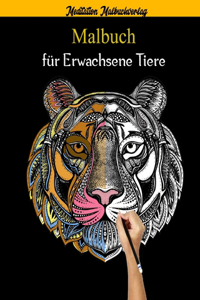 Malbuch für Erwachsene Tiere