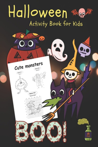 Halloween Activity Book for Kids