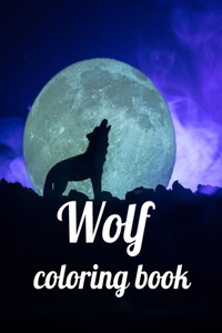 Wolf coloring book