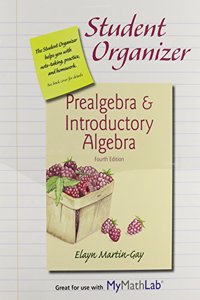 Student Organizer for Prealgebra & Introductory Algebra