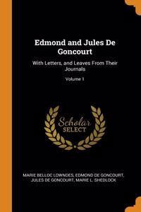 Edmond and Jules De Goncourt